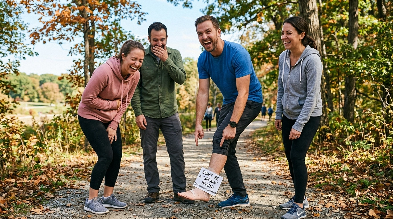 Ankle Travel & Adventure Humor