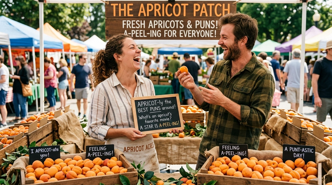 Apricot Travel & Adventure Puns