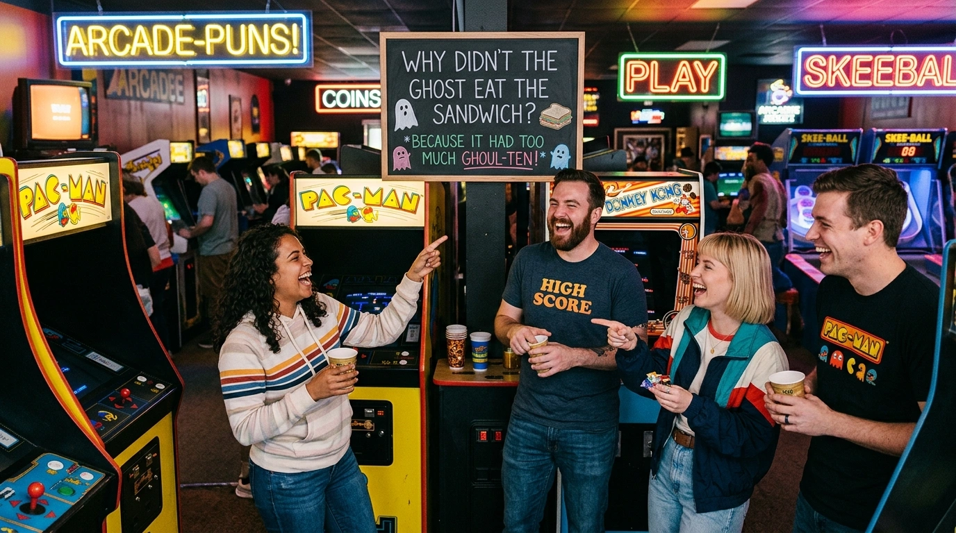 Arcade Travel & Adventure Puns