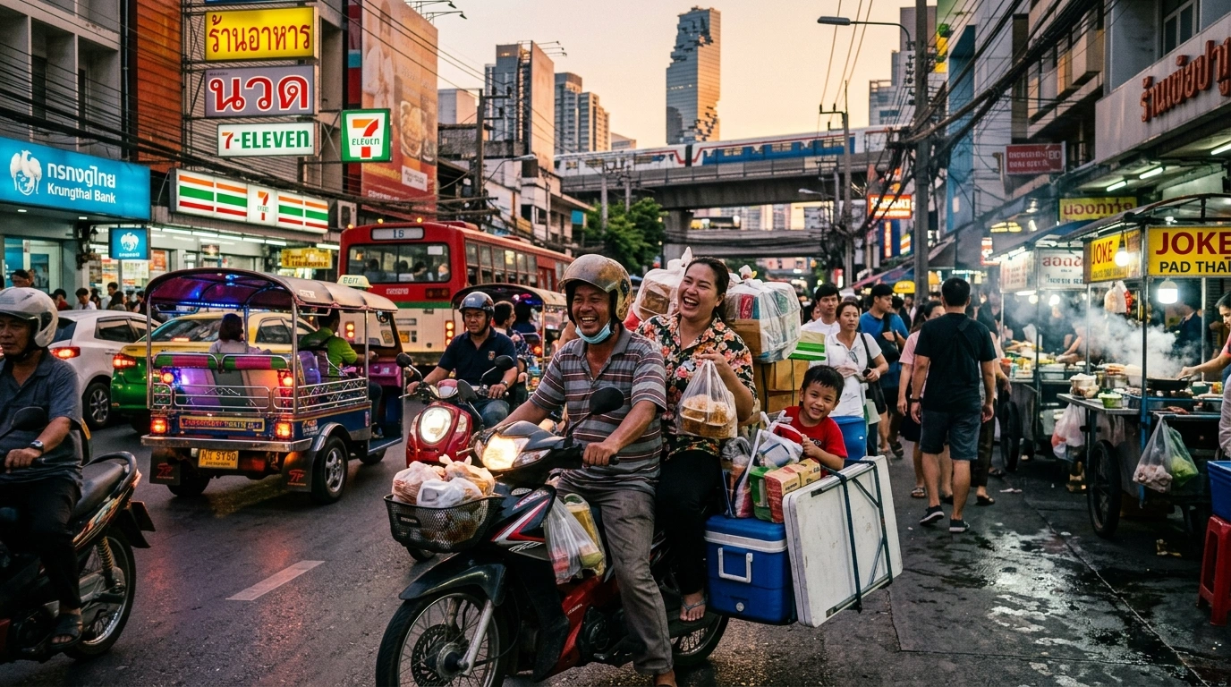 Bangkok Social Media & Caption Jokes