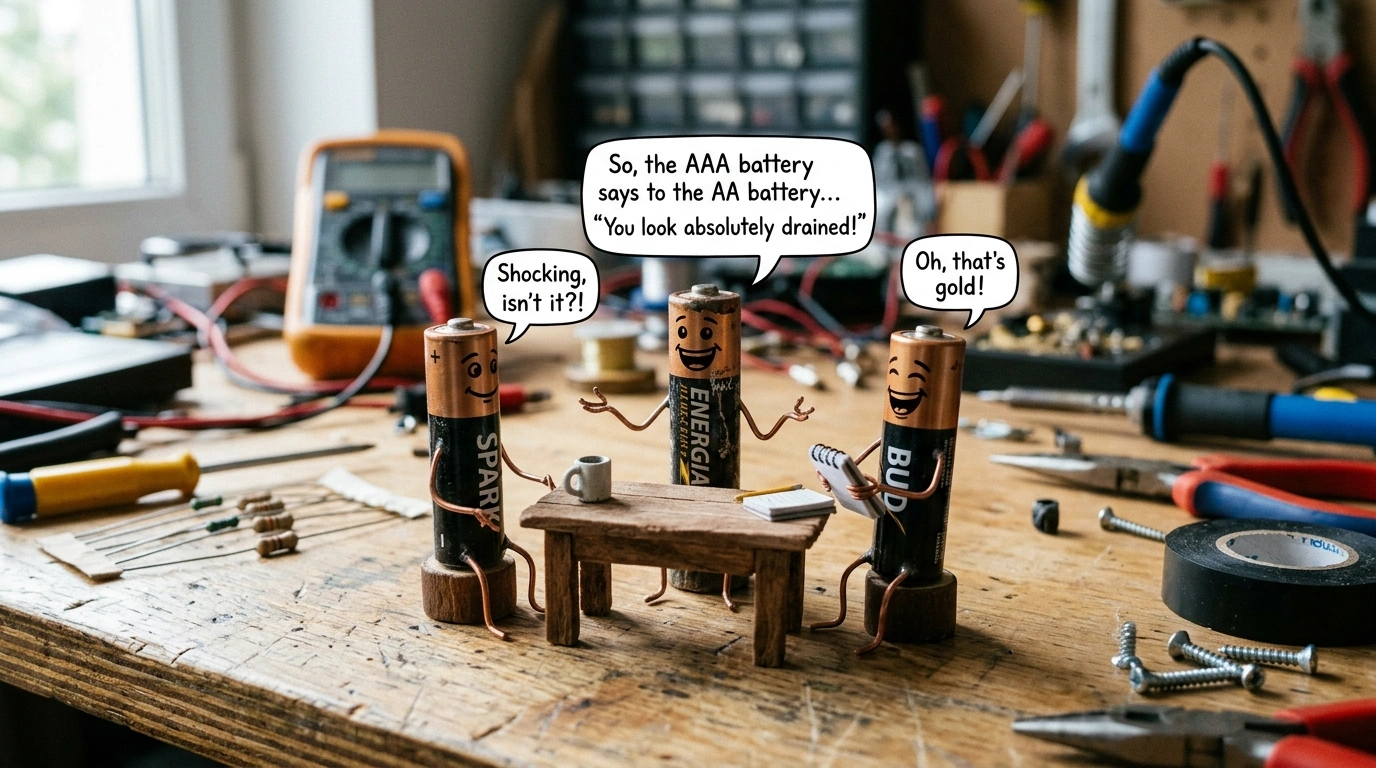 Battery Food & Snack Jokes