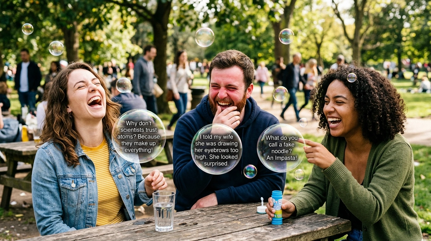 Bubble Jokes Travel & Adventure Humor