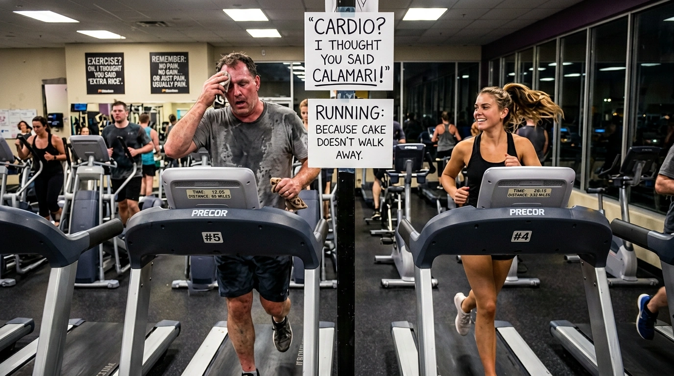 Cardio Social Media & Caption Jokes