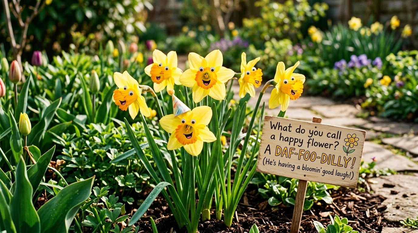 Daffodil Puns Travel & Adventure Daffodil Humor