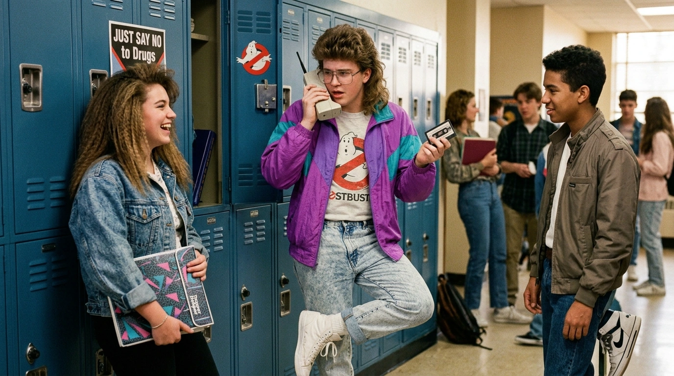 Eighties Social Media & Caption Jokes