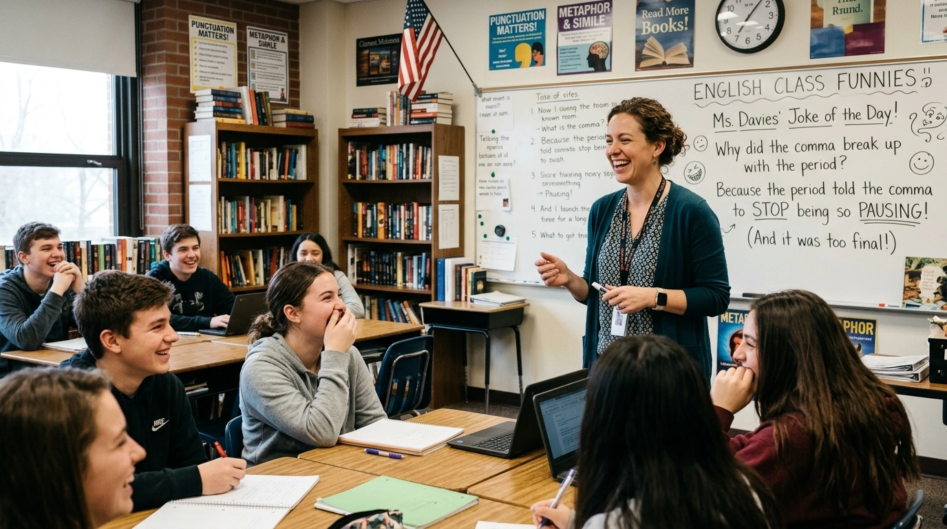 English Teacher Social Media & Caption Jokes