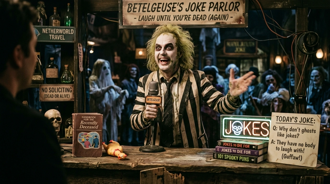 Family Time Beetlejuice Humor