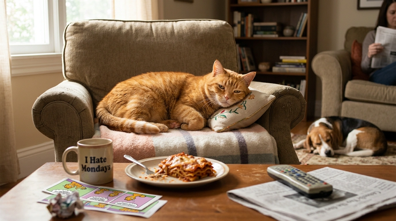 Garfield Social Media & Caption Jokes