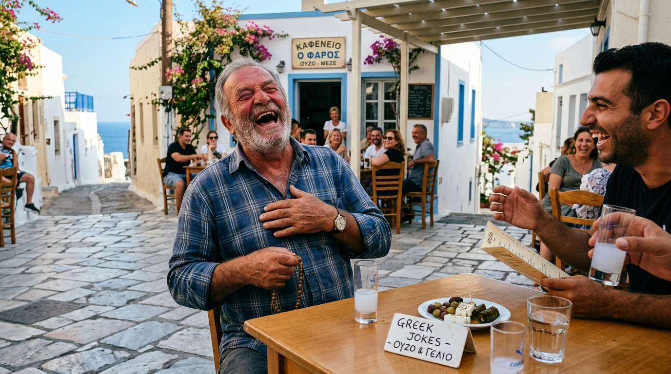 Greece Jokes Social Media & Captions