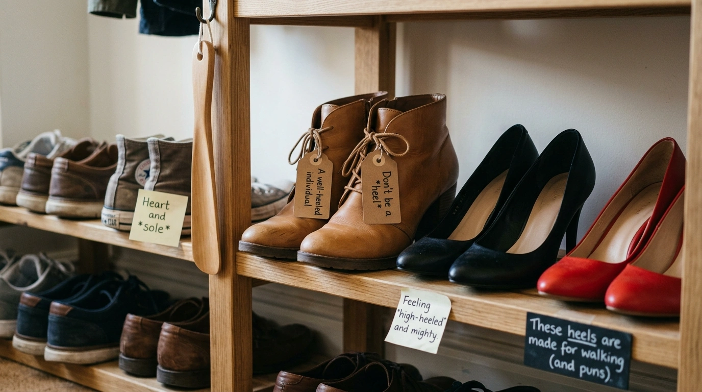 Heel puns Family Time Humor