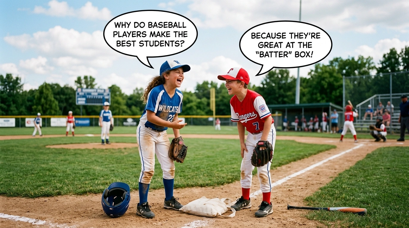 Kids Baseball Family Time Jokes
