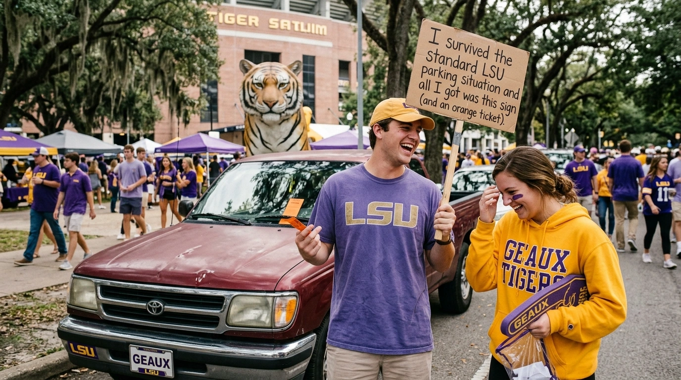 LSU Jokes Social Media Captions
