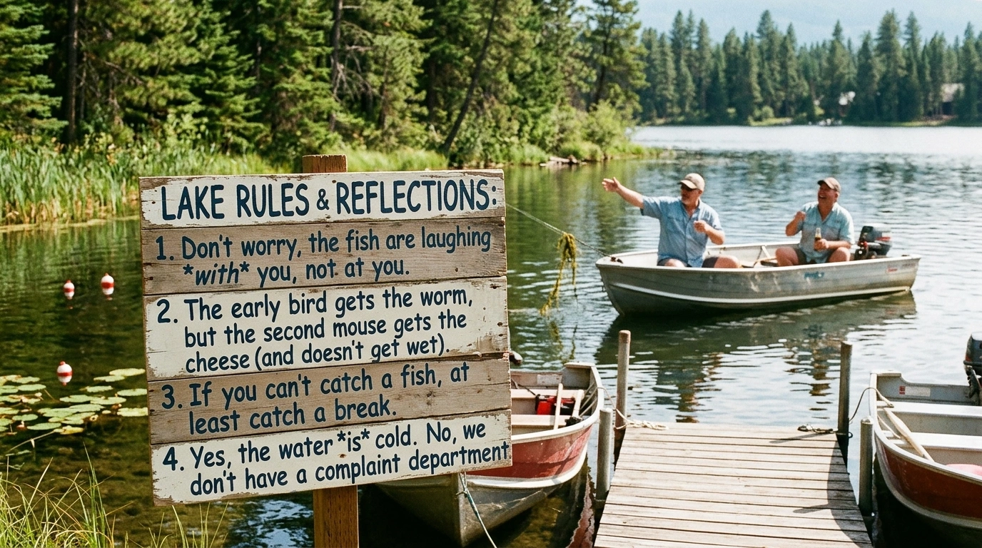 Lake Jokes Social Media & Caption Humor