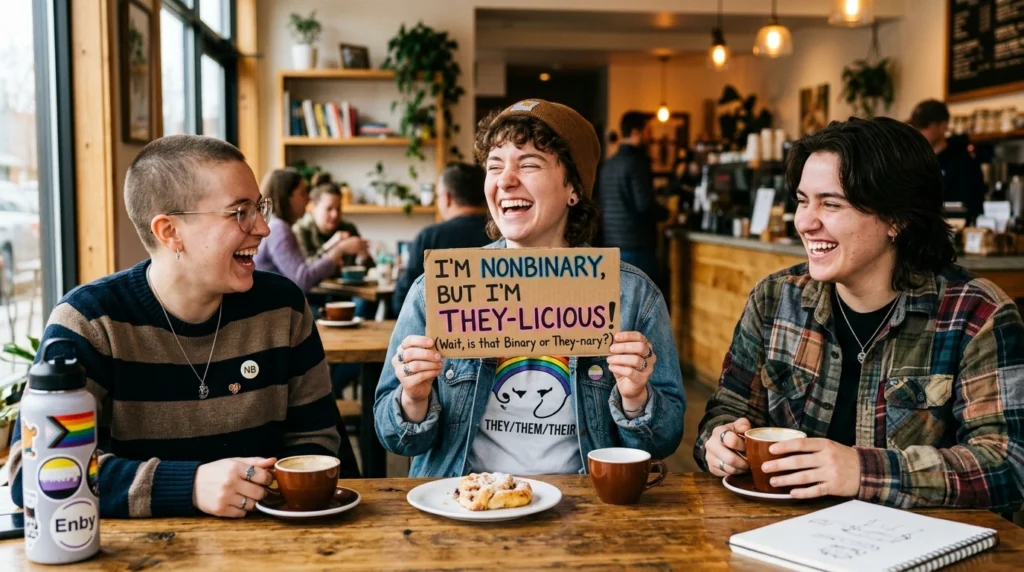 Nonbinary Puns