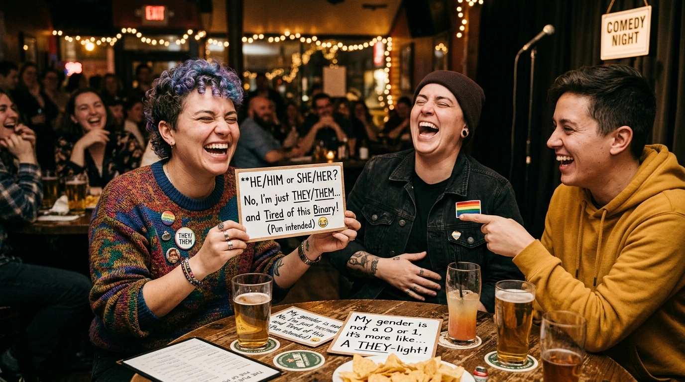 Nonbinary Travel & Adventure Nonbinary Humor