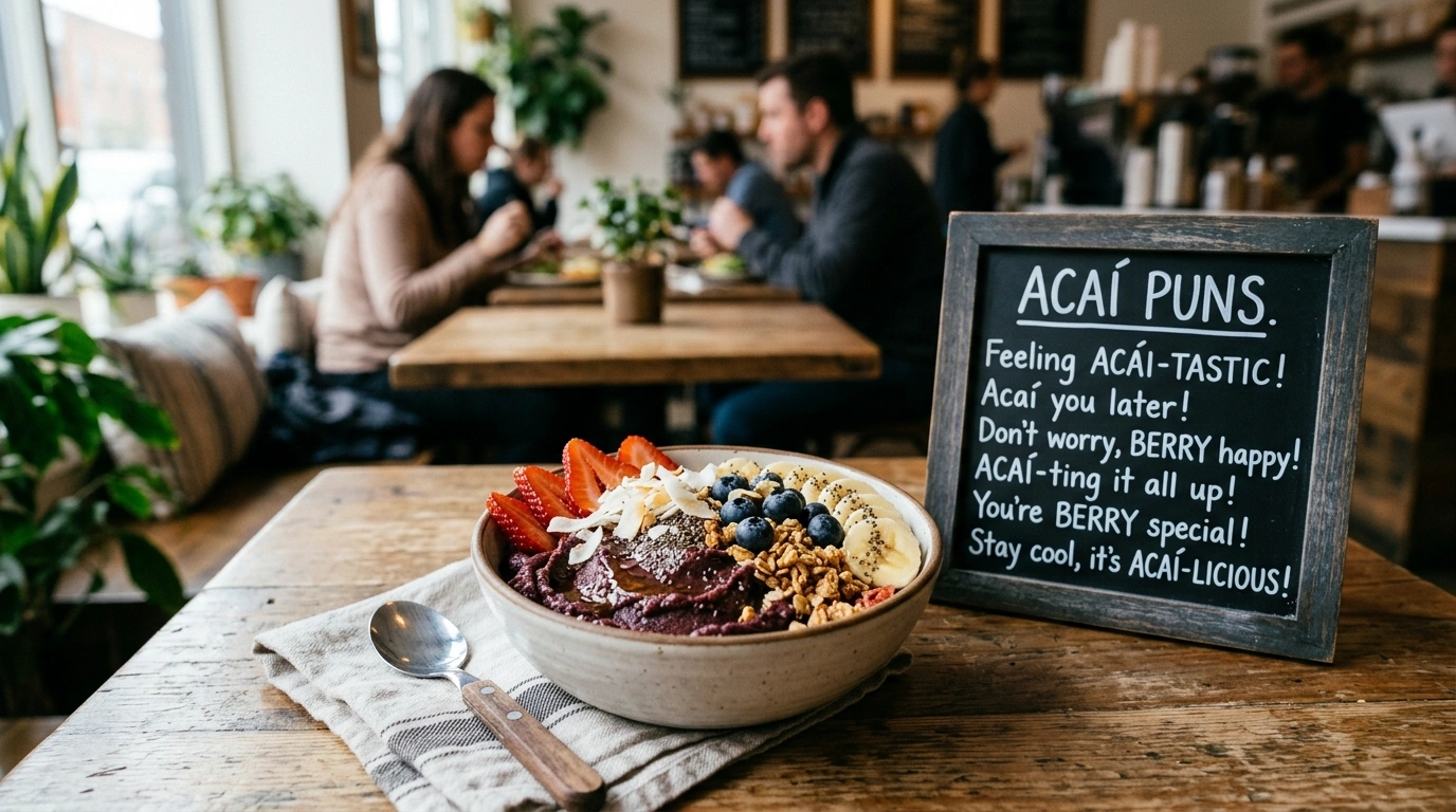 Romantic Acai Puns
