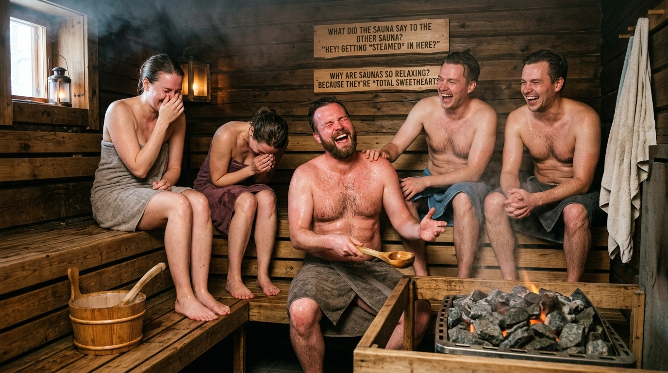 Sauna Travel & Adventure Sauna Humor