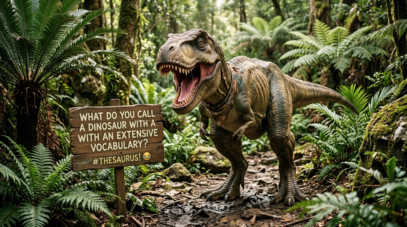 Travel & Adventure Dinosaur Jokes Humor