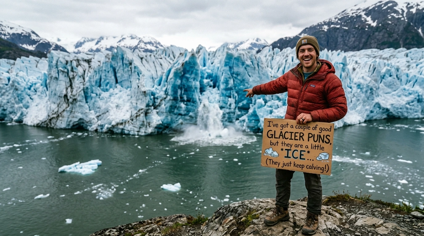 Travel & Adventure Glacier Humor