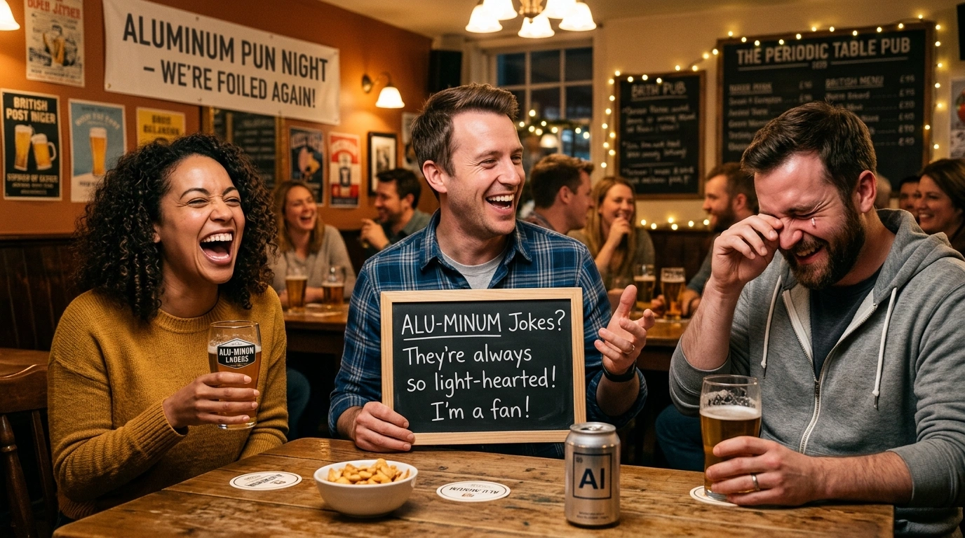 Travel-Themed Aluminum Puns