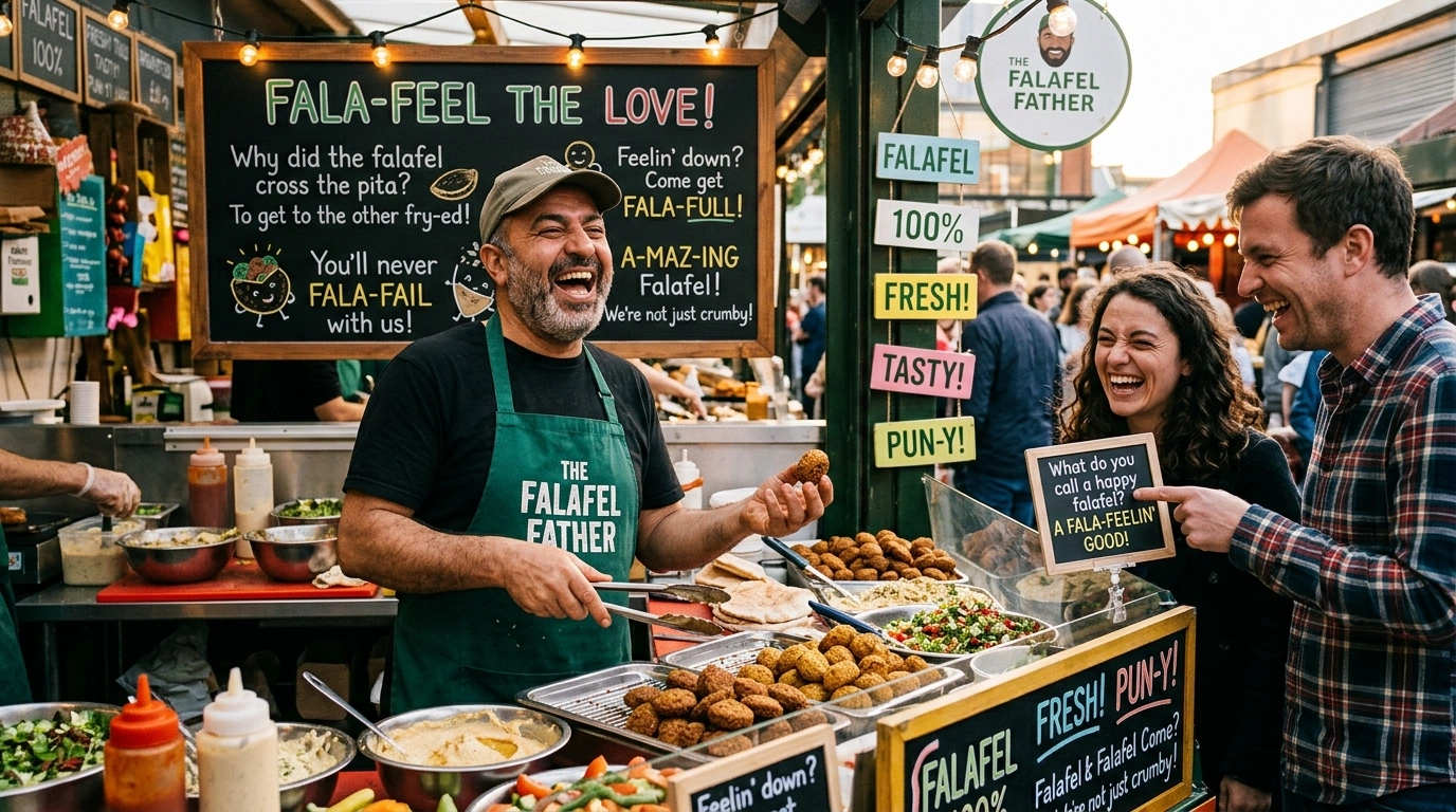 Travel-Themed Falafel Puns