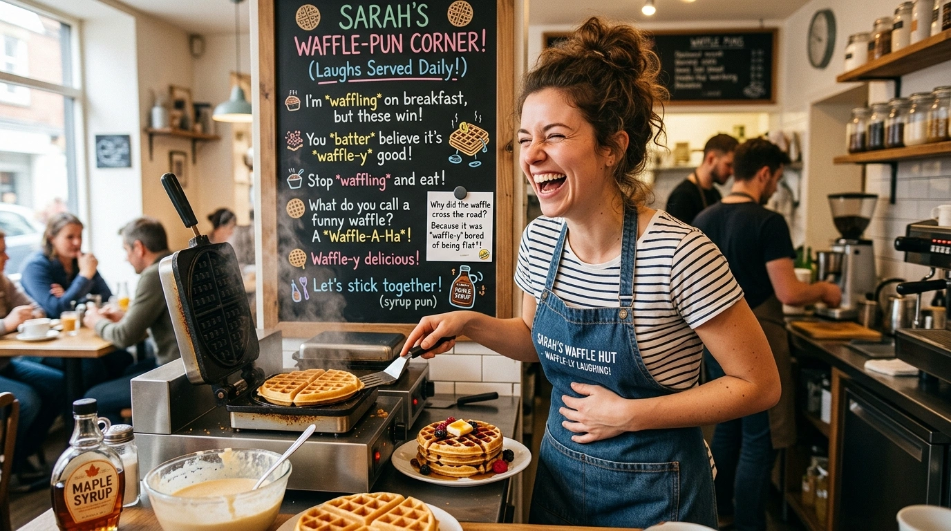 Travel-Themed Waffle Puns