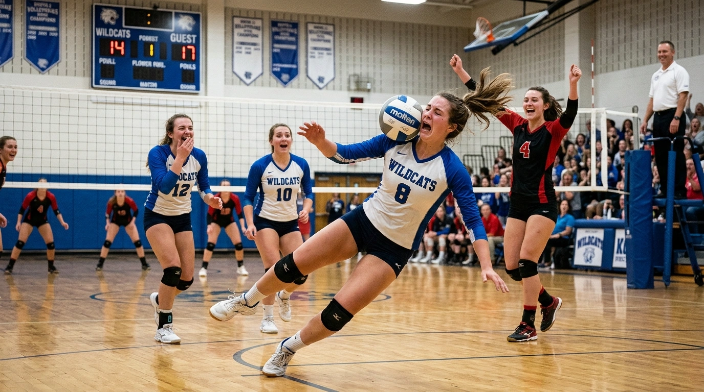 Volleyball Social Media & Caption Jokes