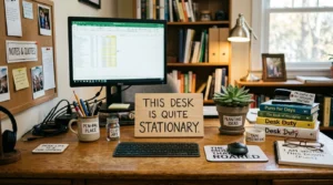 desk puns