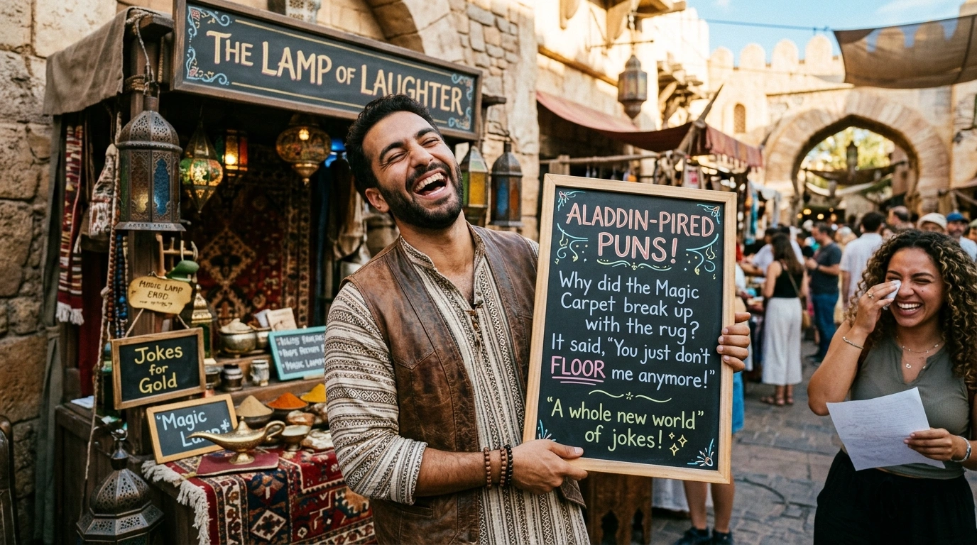 Aladdin Puns for Adults