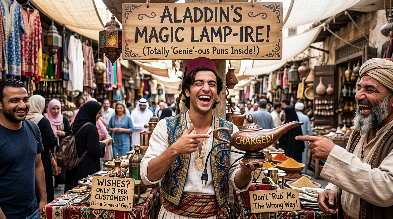 Aladdin Puns One Liners
