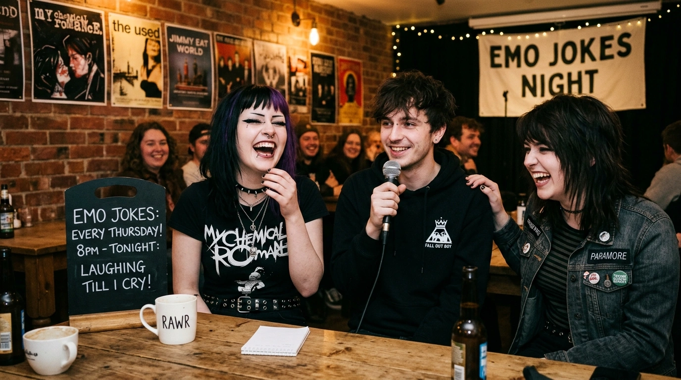 Emo Jokes One-Liners