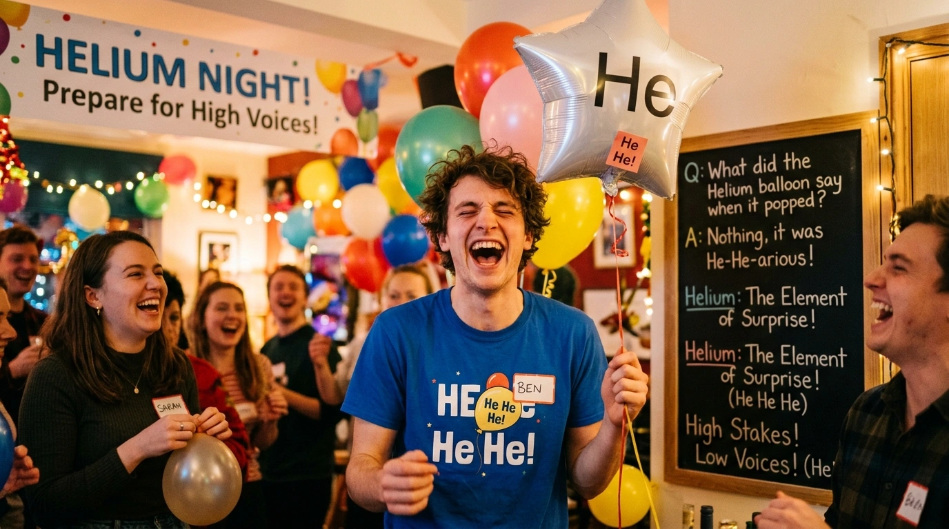 Helium Puns One Liners